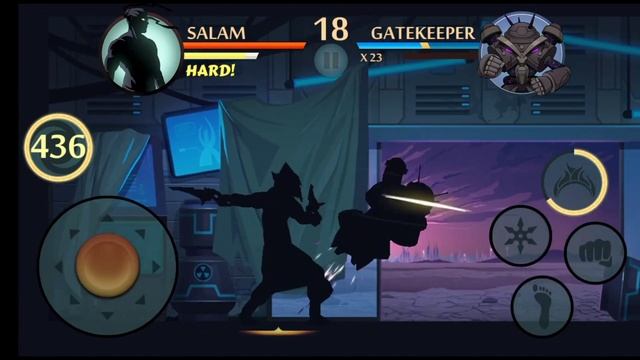 Shadow Fight 2 - Interrupting Gatekeeper Boss (feat. Time Shift with Krises) смотреть онлайн