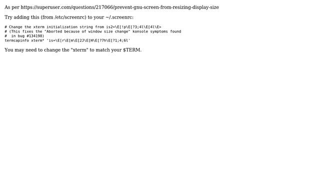 DevOps & SysAdmins: Terminal Width issues with Linux Screen (2 Solutions!!) смотреть онлайн