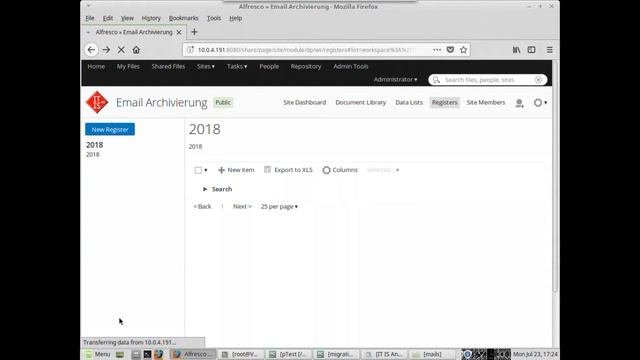 ITIS Alfresco E Mail Archive смотреть онлайн