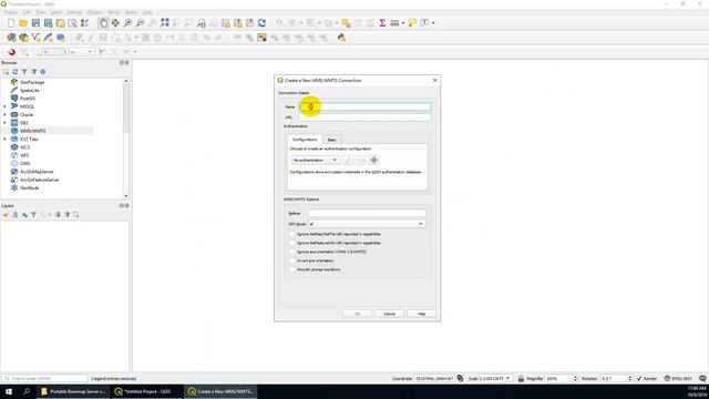 Adding Portable Basemap in QGIS смотреть онлайн