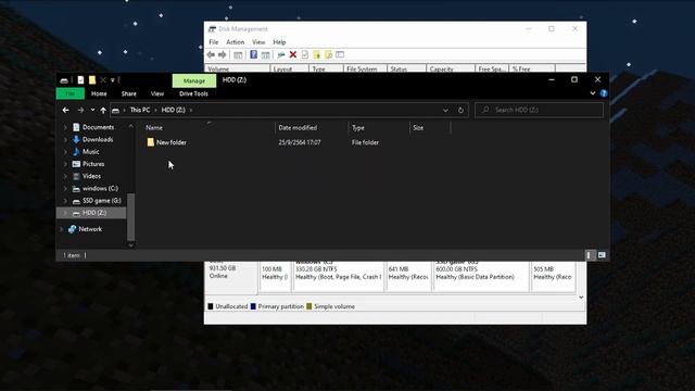 สอนแก้ฮาร์ดดิสก์Dynamic(สีเหลือง)ให้กลับไปเป็นBasic(สีน้ำเงินwindows10,11ดูให้จบก่อนทำ รายละเอียด👇 смотреть онлайн