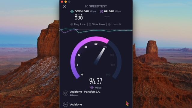 Speedtest Vodafone GR 1Gbps Fiber on Mac mini M2 Pro смотреть онлайн