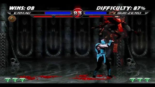 Mortal Kombat Ultravitalized 2022 beta 1 by Multality - Ermac UMK3 (Hard 8) смотреть онлайн