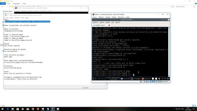 Linux Debian 9 "Stretch" 021 - Mapas customizados no servidor CURE смотреть онлайн