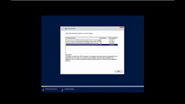 Server 2012 R2 Installation in VMware смотреть онлайн
