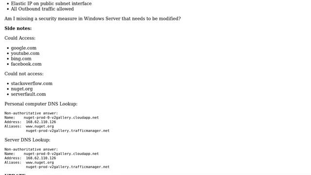 DevOps & SysAdmins: Cannot access nuget.org Windows server 2012 смотреть онлайн
