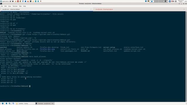debian bash aliases смотреть онлайн