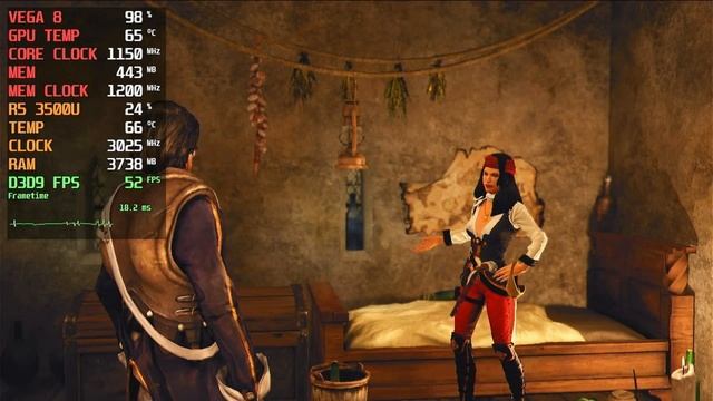 Risen 2: Dark Waters | Ryzen 5 3500U | VEGA 8 | 12GB RAM | 35W TDP [Lenovo Ideapad S145] смотреть онлайн