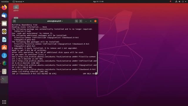 Tutorial INSTALL Filezilla di LINUX UBUNTU смотреть онлайн