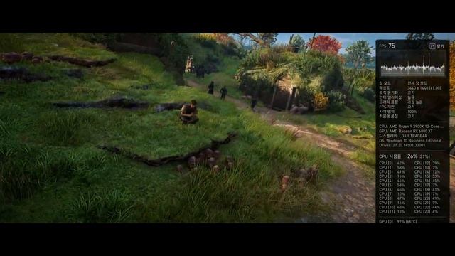 XFX RX 6800 XT : Assassin's creed valhalla : bench mark смотреть онлайн