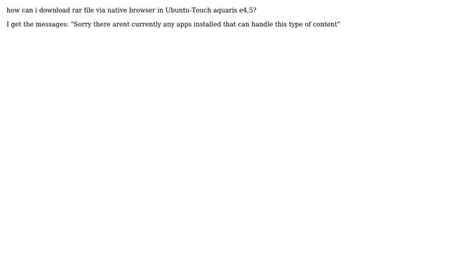 Ubuntu: How to download files (rar, zip ...) via browser on Ubuntu-Touch? смотреть онлайн