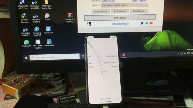 I Phone X SIM Bypass IOS 14.4 iCloud sim lock Bypass I phone 6/6s/7/7+/8/8+/X/SE Windows Tool смотреть онлайн
