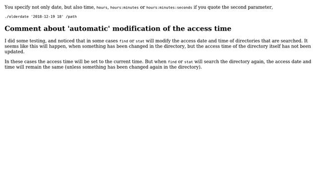 Unix & Linux: Using find to list directories that haven't been accessed since a certain date? смотреть онлайн