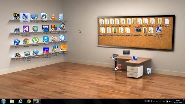 How to make a Beautiful Classic 3D Desktop in Windows смотреть онлайн