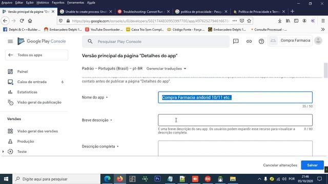 Como Publicar App Delphi Rio 10 3 (API 29 Play-Store) смотреть онлайн