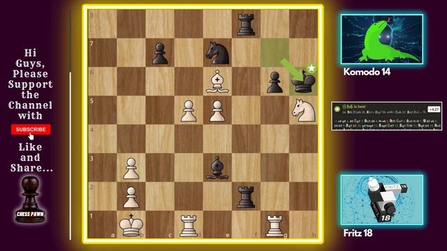 Fritz 18 Plays Excellent against Komodo14!! смотреть онлайн