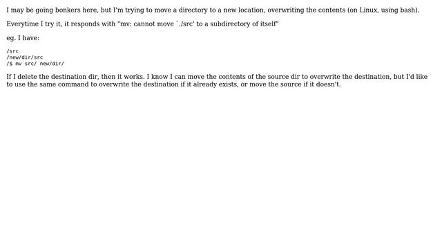 DevOps & SysAdmins: mv directory to overwrite another смотреть онлайн