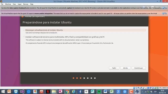 Instalacion linux Ubuntu Maquina virtual смотреть онлайн