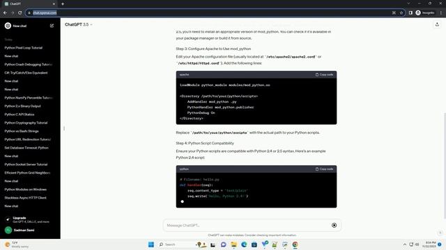 Apache using Python 2 4 Python 2 5 scripts failing смотреть онлайн