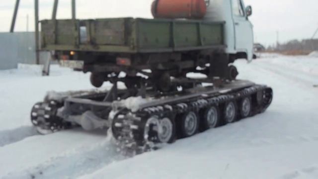 Уаз 3303 грузовой на гусеницах ТСН 74 7 смотреть онлайн