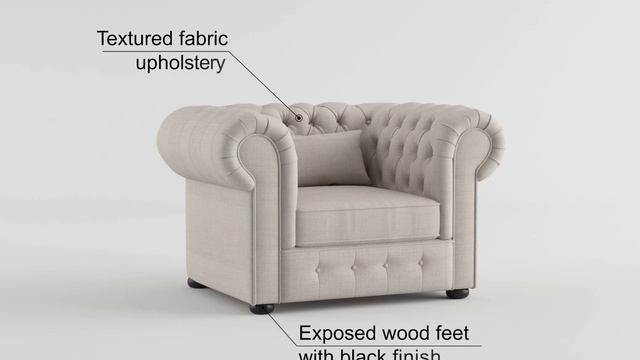 Savonburg Beige Chair from Homelegance смотреть онлайн