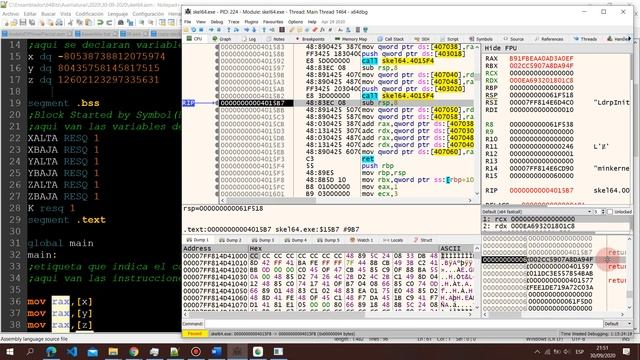 Ejercicio de CALL y printF│Auxiliaturas Programacion ensamblador #11 смотреть онлайн