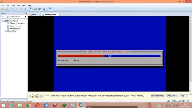 Install debian dan konfigurasi ip address смотреть онлайн