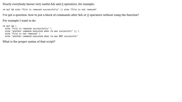 DevOps & SysAdmins: Conditional blocks of code in linux bash смотреть онлайн