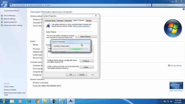 How to create restore point in windows 7 смотреть онлайн