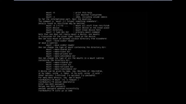 Recovery passwd user Ubuntu смотреть онлайн