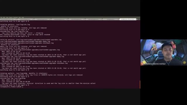 Adm Jaringan - Konfigurasi Log Rotate смотреть онлайн