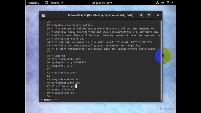 Installation, Configuration et test de fonctionnement du SSH смотреть онлайн