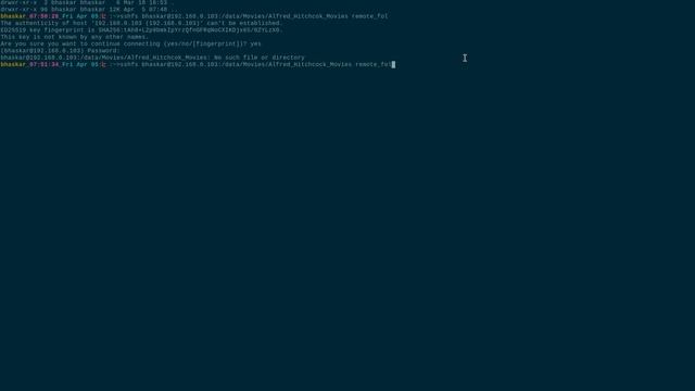 SSHFS Allows To Mounting Of Remote Directories Locally 2024_04_05_07:49:27 смотреть онлайн