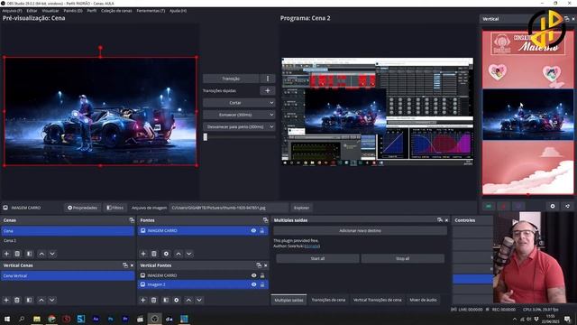 Tutorial completo de transmissão simultânea no Facebook, YouTube e Instagram com OBS Studio смотреть онлайн