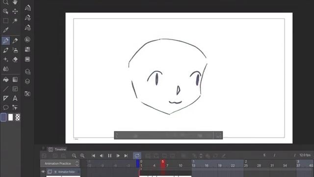||Clip Studio Paint|| Head Turn Animation смотреть онлайн