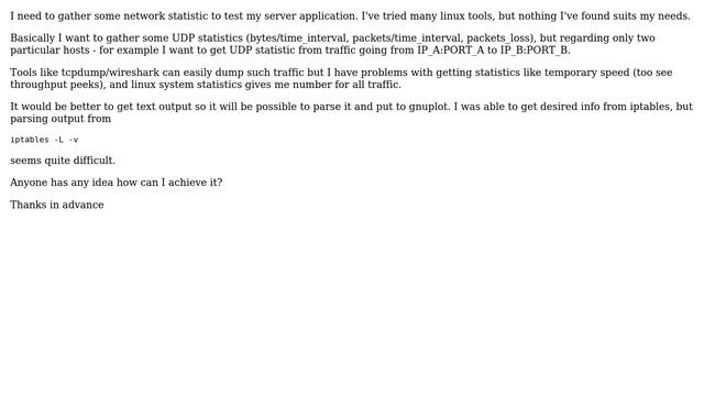 DevOps & SysAdmins: Getting UDP traffic statistic between particular hosts on Linux смотреть онлайн