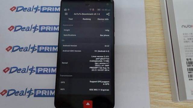 ZTE Nubia Z7 Mini 4G LTE Android 4.4 Phone 5" Antutu Benchmark Test смотреть онлайн