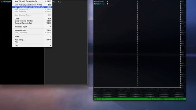 iTerm2 2.0 tmux demo смотреть онлайн