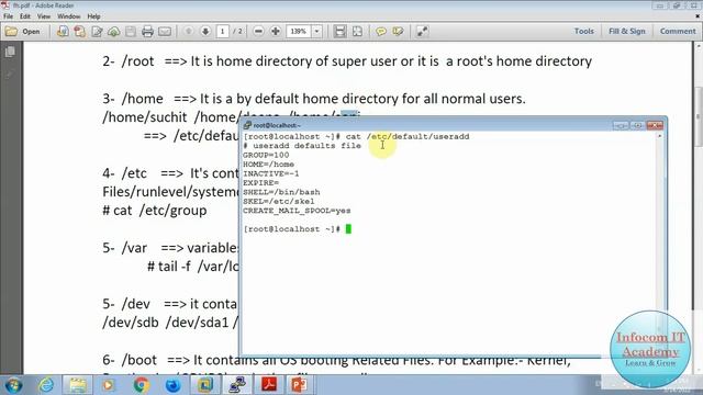 Lecture 16, File hierarchy in Linux | directory in Linux | Linux video | Linux command смотреть онлайн