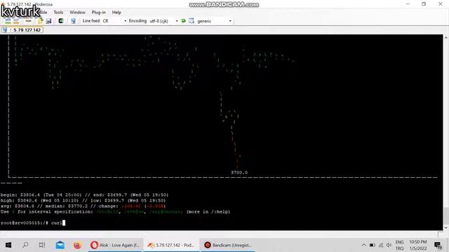 Linux terminal de Curl komutu ile coin ve havadurumu görüntüle смотреть онлайн