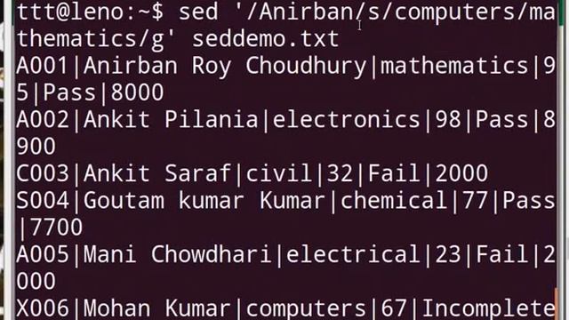 More on sed command - Khasi смотреть онлайн