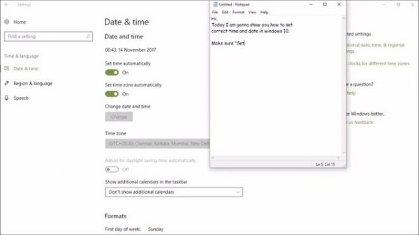 Set Correct Date, Time and Timezone Windows 10 (Easy & Simple)