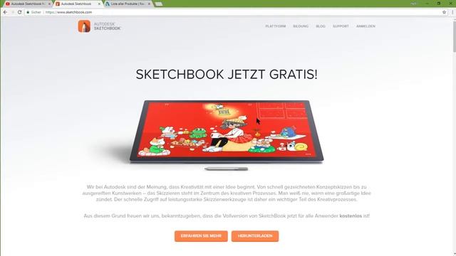 Autodesk Sketchbook for FREE drawing Software смотреть онлайн