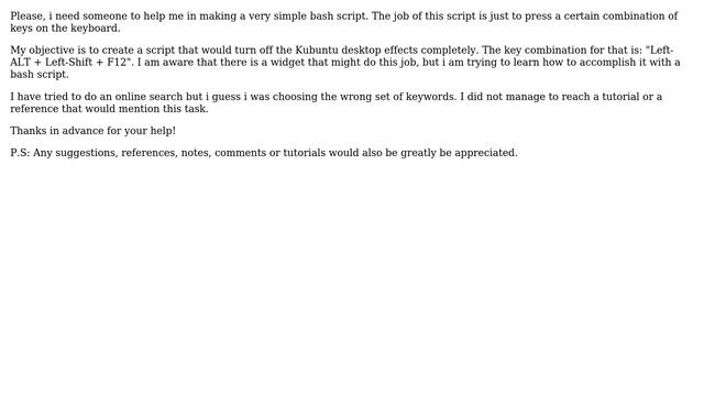 Ubuntu: How To Program A Bash Script That Presses A Certain Combination Of Keys? смотреть онлайн