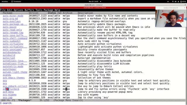 Εισαγωγή στο Linux - Lecture06-01 - install Emacs Packages with MELPA смотреть онлайн