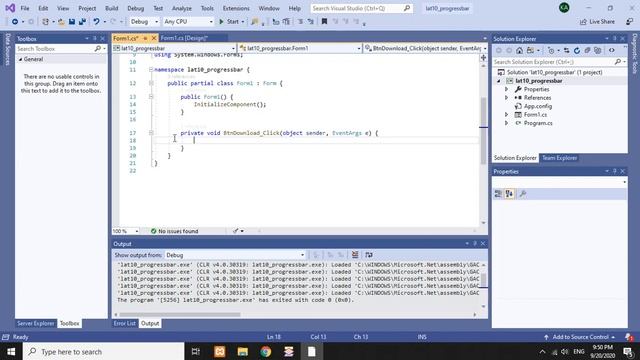 C# Windows Forms App - 10 ProgressBar смотреть онлайн