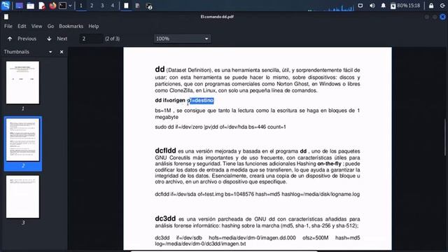 👨🏿💻Comandos: dd, dcfldd y dc3dd смотреть онлайн