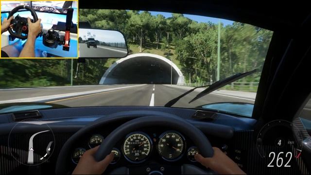 FORZA HORIZON 5 - JAGUAR SPORT XJR-15 ( Steering Wheel + Shifter ) Gameplay 4k