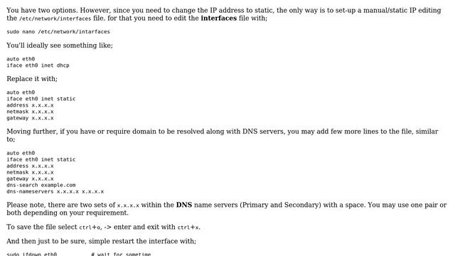 Ubuntu 16.04.1 IP address change смотреть онлайн