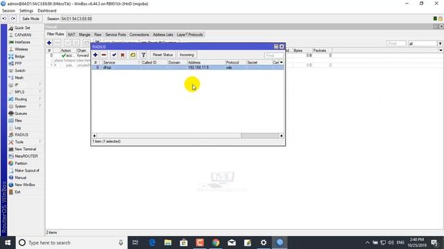 Mikrotik Lecture 68:User manager Radius Using DHCP MAC Authentication смотреть онлайн